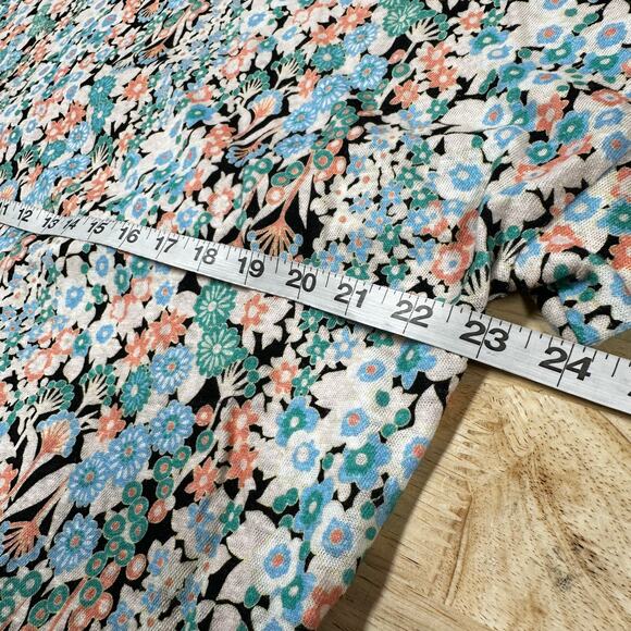 Ted Baker Domela Pastel Floral Linen Blend Shirt Women's Size 5 (US 12) NWT - Picture 11 of 12